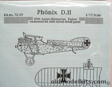 Sierra 1/72 Phonix D.II - (D-II) - Bagged, 72-19 plastic model kit